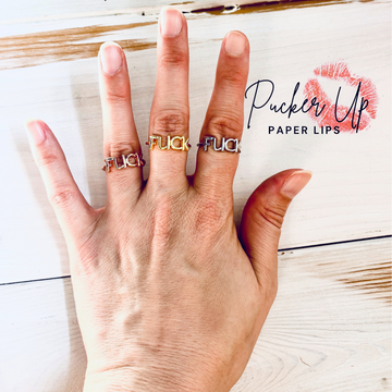 F*ck Stainless Steel Ring