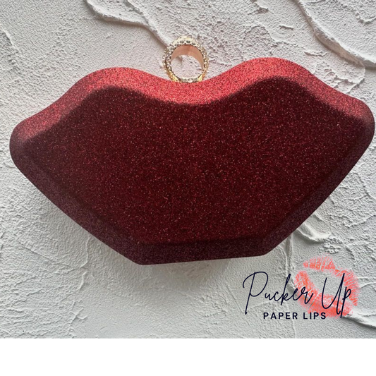 Lip Clutch (with optional strap - included)