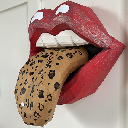 Leopard Print, Kiss Inspired Lip