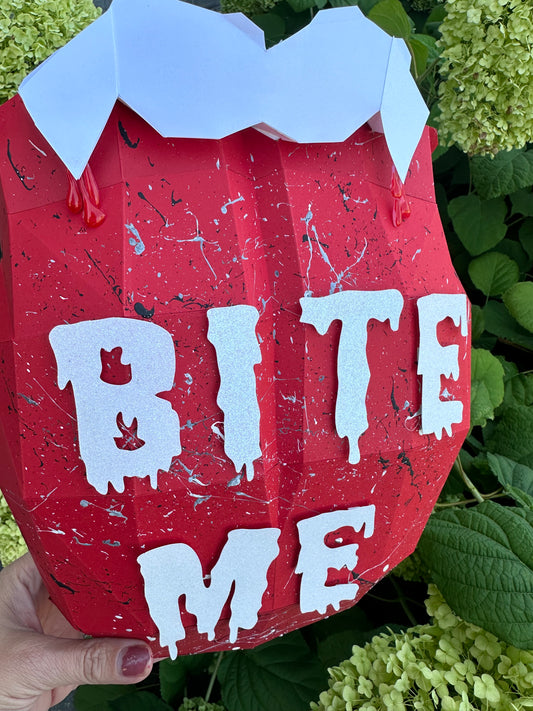 Bite Me tongue Lip art - Pucker Up Lips and Accessories