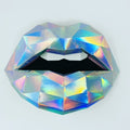 Paper Lips Holographic Wall Art for Home Office or Salon |  Fashion Lover | Gift for Makeup Artist - Pucker Up Lips and Accessories
