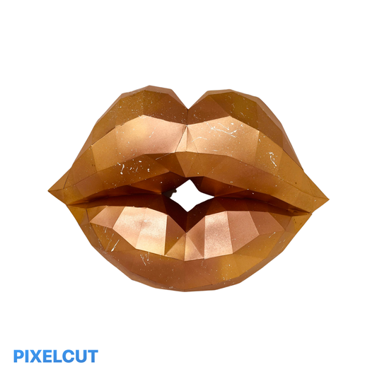 Pout inspired paper lips  Wall Art for Home Office or Salon |  Fashion Lover | Gift for Makeup Artist - Pucker Up Lips and Accessories