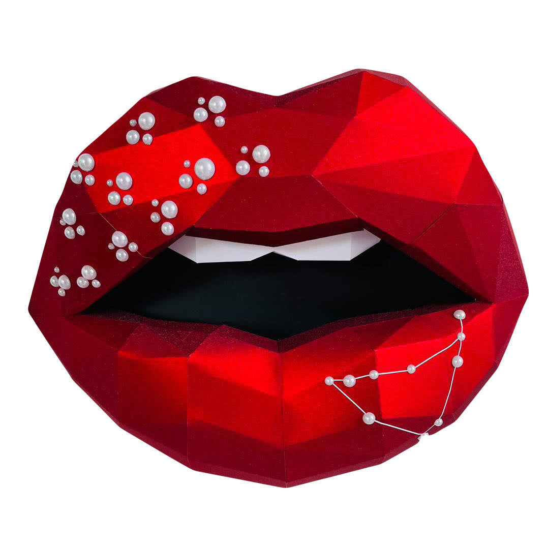 Lip Art for Home Studio Office, Salon | Gift For Makeup Artist or Makeup Lover | Gift for Dentist | Lip Wall Art | Dentist Gift | Paper cheapest Lips