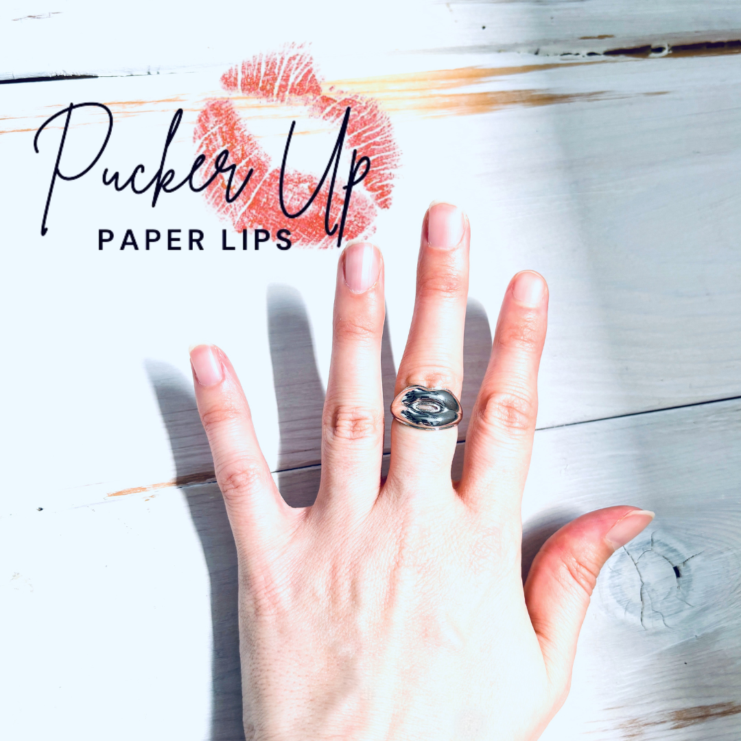 Pucker UP Paper Lips- handmade by Laura Richey