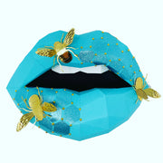 Lips bee hive inspired art  Wall Art for Home Office or Salon |  Fashion Lover | Gift for Makeup Artist