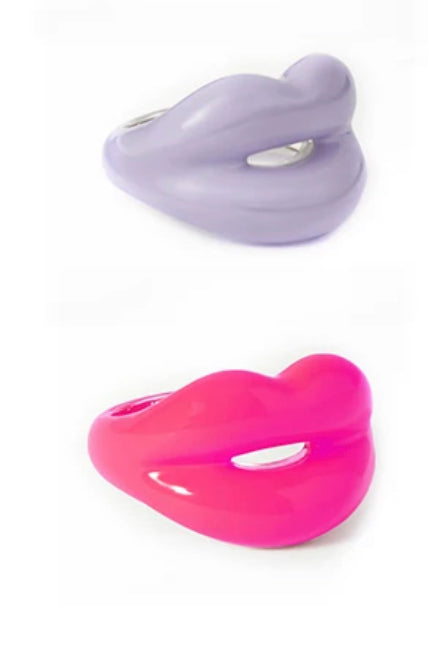 Hot Pink lip ring - Pucker Up Lips and Accessories