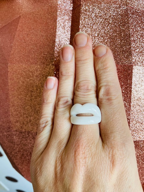 Chunky Resin Fashion Lip ring