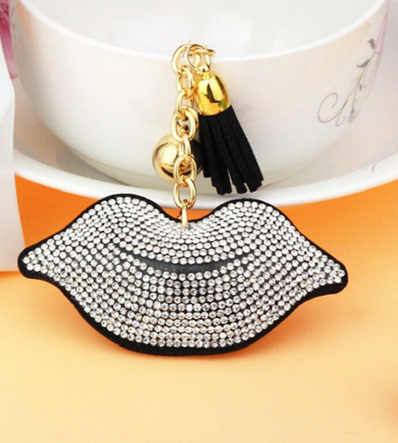Red Fashion Sexy Lips Keychain Bag Charm Pendant