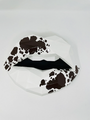 Cow print inspired paper lips  Wall Art for Home Office or Salon |  Fashion Lover | Gift for Makeup Artist