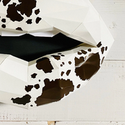 Cow print inspired paper lips  Wall Art for Home Office or Salon |  Fashion Lover | Gift for Makeup Artist